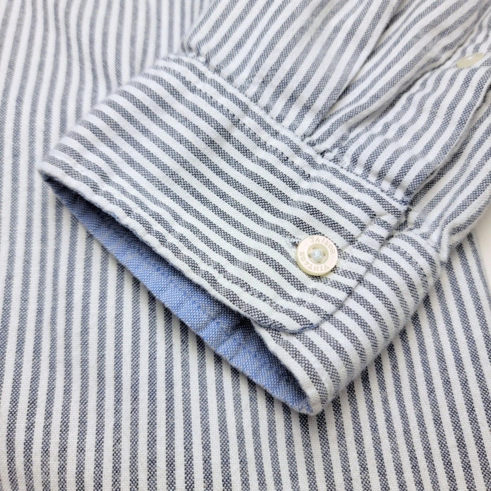 Tailor Vintage Luxe Performance Oxford Stripe Shirt XXL - Picture 5 of 7